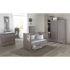 Babybett Malm� smoked grey
