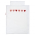 Babybettw�sche Herzen rot