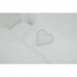 Babybettw�sche Herz wei�