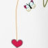 Kinderbettw�sche gr�n-wei� lustige Affen Fleuresse
