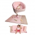 Krabbelmatratze 3 in 1 rosa Minene