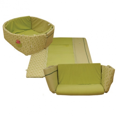 Krabbelmatratze 3 in 1 gr�n Minene