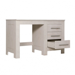 Kinderschreibtisch Jannik Bopita silber-grau/ white wash