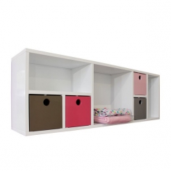 Wandregal Sem Mix&Match Bopita mit bunten Kisten