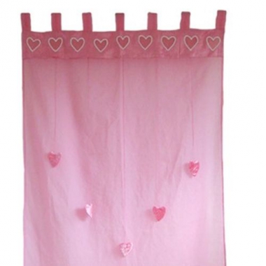 Vorhang Herzen rosa