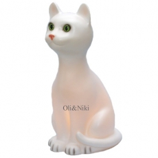 Lampe Katze, wei�