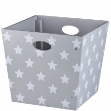 Aufbewahrungsbox Star grau