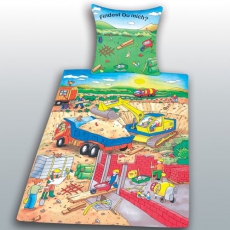 Suchspielbettw�sche Baustelle