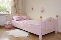 Bett Prinzessin rosa