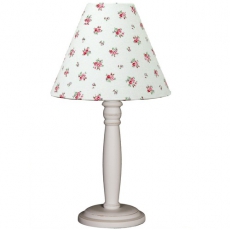Tischlampe Rosen wei�