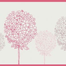 Bord�re Tiere rosa