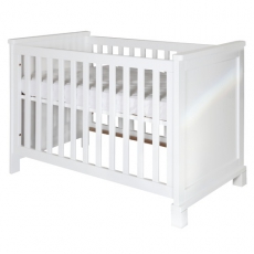 Babybett Marbella Hochglanz wei�