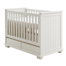 Babybett Malm� white brush