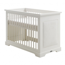 Babybett Struzzo Leder-Imitat wei�