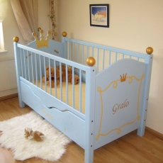 Babybett blau Prince