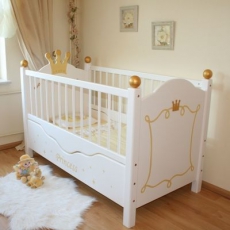 Babybett Prinzessin wei�
