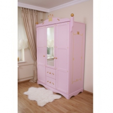 Kleiderschrank f�r Baby Princess rosa