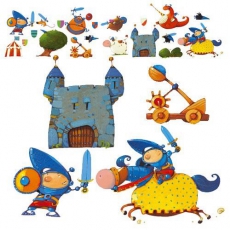 Wandsticker Ritter