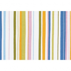 Dekostoff gestreift gr�n-gelb-blau-rosa