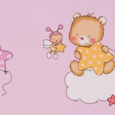 Dekostoff S��e B�rchen rosa