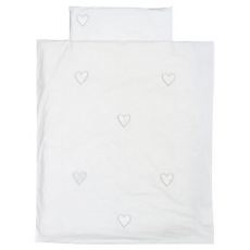Babybettw�sche Herz wei�