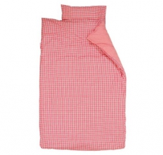 Babybettw�sche Vichy Karo rot