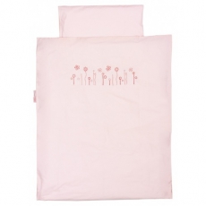 Bettw�sche Blumen in rosa