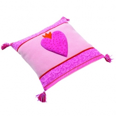 Kissen Pia rosa-pink quadratisch Haba