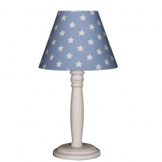 Tischlampe blau mit Sterne