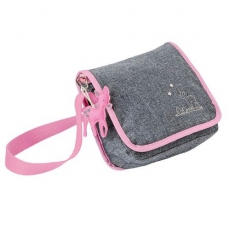 Umh�ngetasche Resi grau rosa