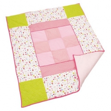 Spieldecke rosa-gr�n