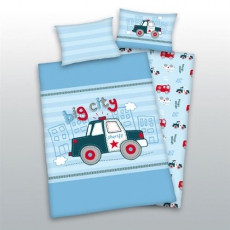 Babybettw�sche Polizeiauto