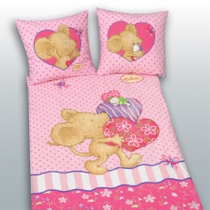 Bettw�sche Maus Lillebi mit Herz