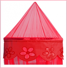 Betthimmel, Baldachin Flower Red