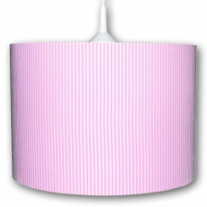 Hngelampe Streifen rosa