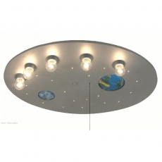 Deckenlampe Weltall titan