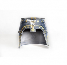 Ritterhelm Schwarz-Gold