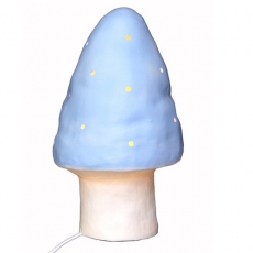 Tischlampe Fliegenpilz blau