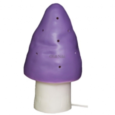 Tischlampe Pilz lila, klein