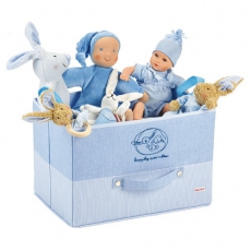 Spielzeugbox Hase Rucola blau K�the Kruse