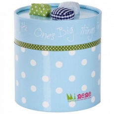 Geschenkbox Baby hellblau