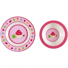 Mein erstes Geschirr rosa Baby Gl�ck