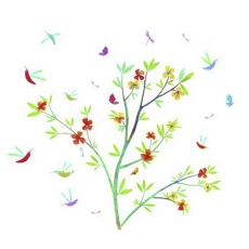 Wandsticker Fr�hlingsblumen