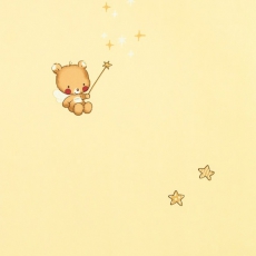 Babytapete B�rchen gold