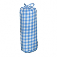 Spannbettlaken Karo blau