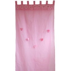 Vorhang Herz rosa