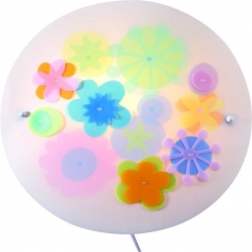 Wandlampe Sommerblumen