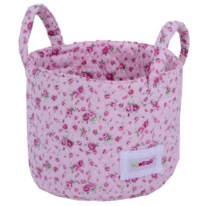 Spielzeugtasche Blumen rosa