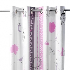 Vorhang Bedtime rosa