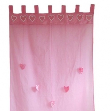 Vorhang Herzen rosa